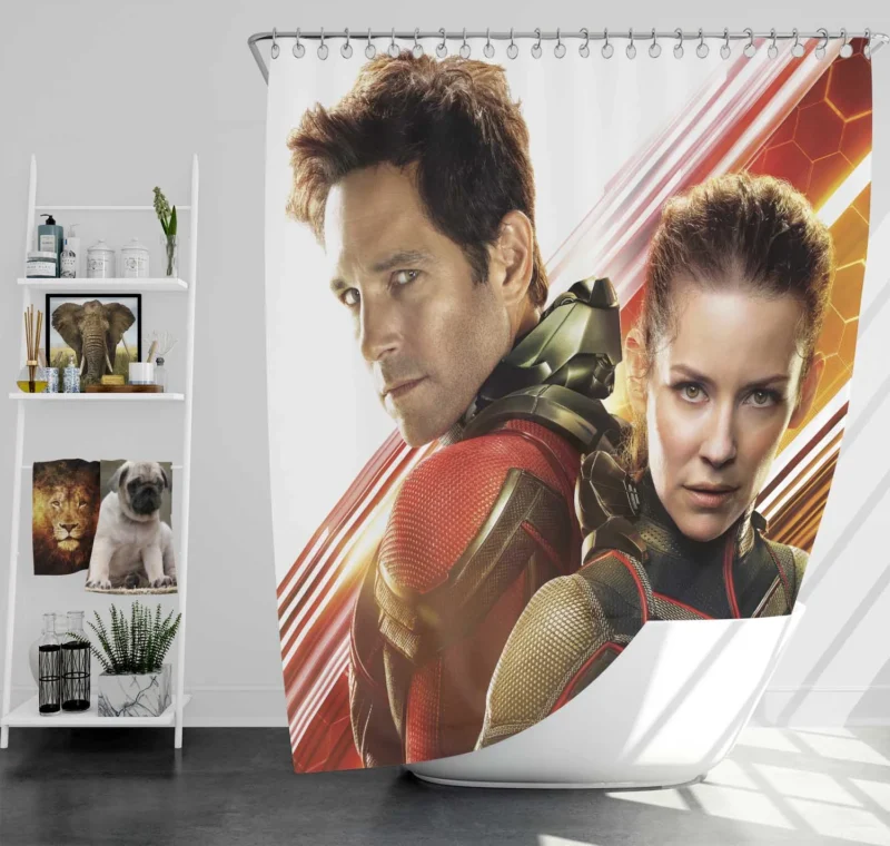 Ant-Man and the Wasp: Superhero Team-Up Shower Curtain