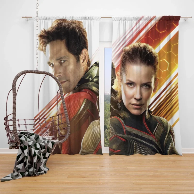 Ant-Man and the Wasp: Superhero Team-Up in the MCU Window Curtain