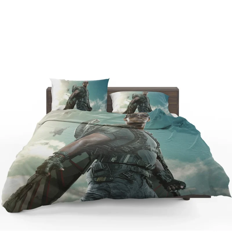 Anthony Mackie Iconic Role as Falcon Bedding Set