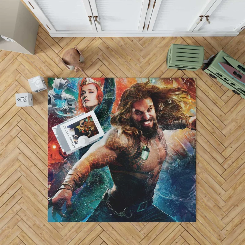Aquaman Movie: Discover Mera Role Floor Rug