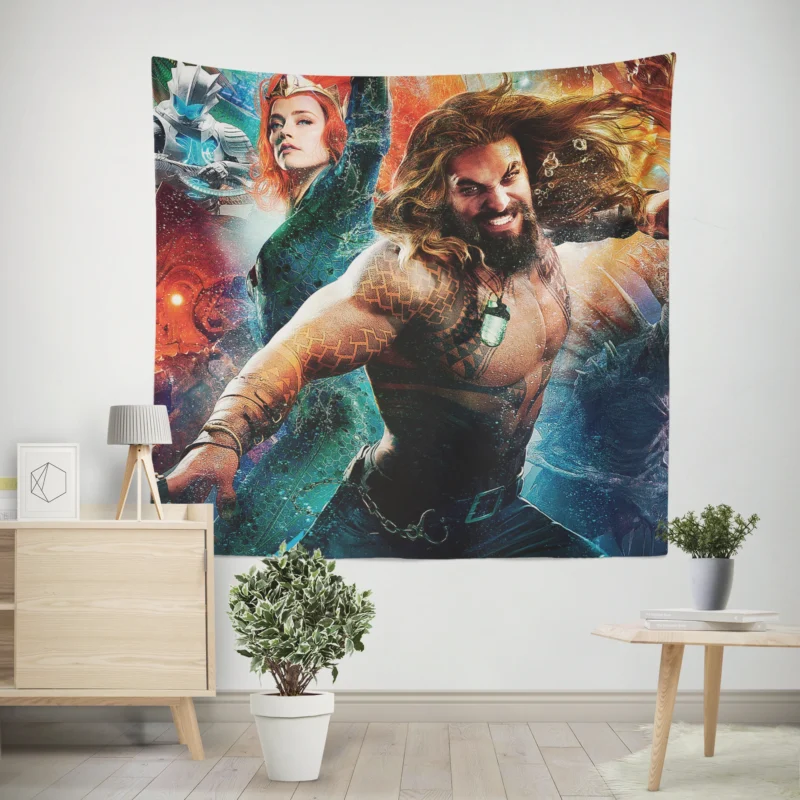 Aquaman Movie: Discover Mera Role  Wall Tapestry