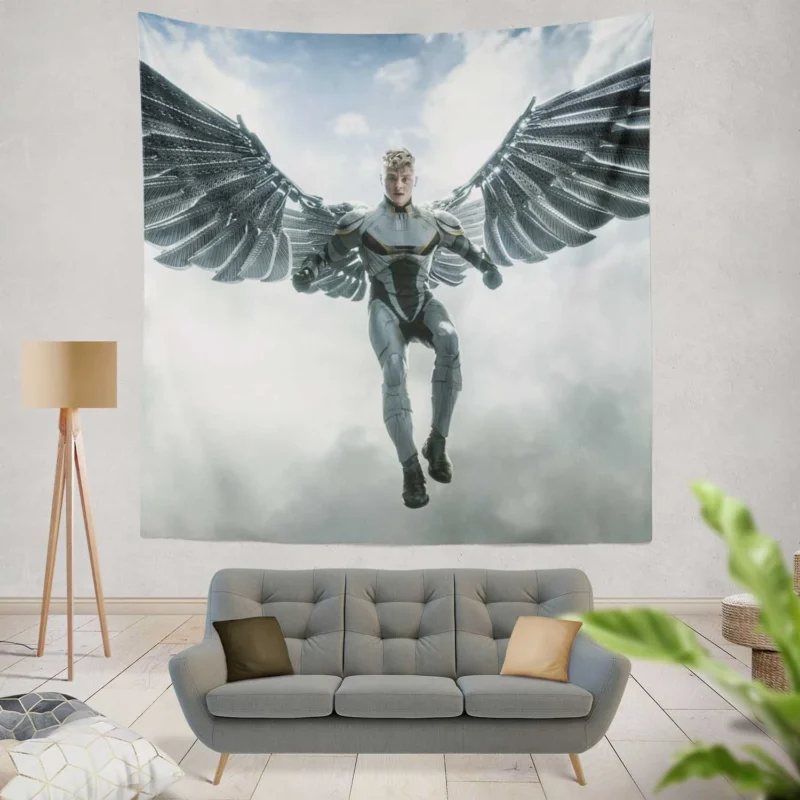 Archangel in X-Men: Apocalypse: A Wings of Power  Wall Tapestry