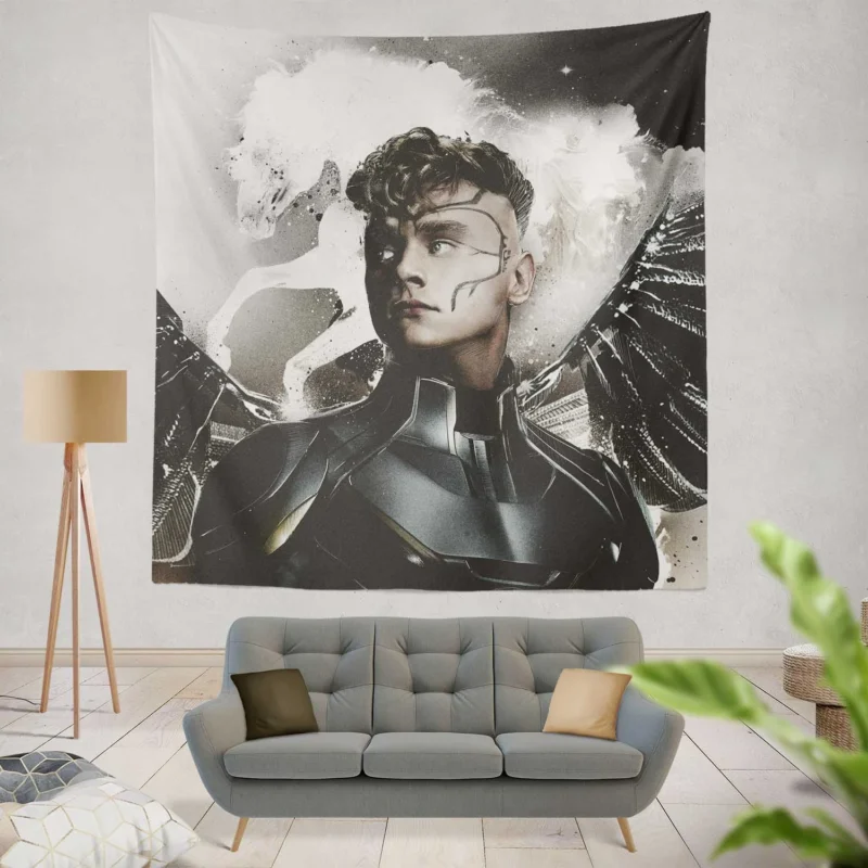 Archangel in X-Men: Apocalypse: The Angelic Transformation  Wall Tapestry