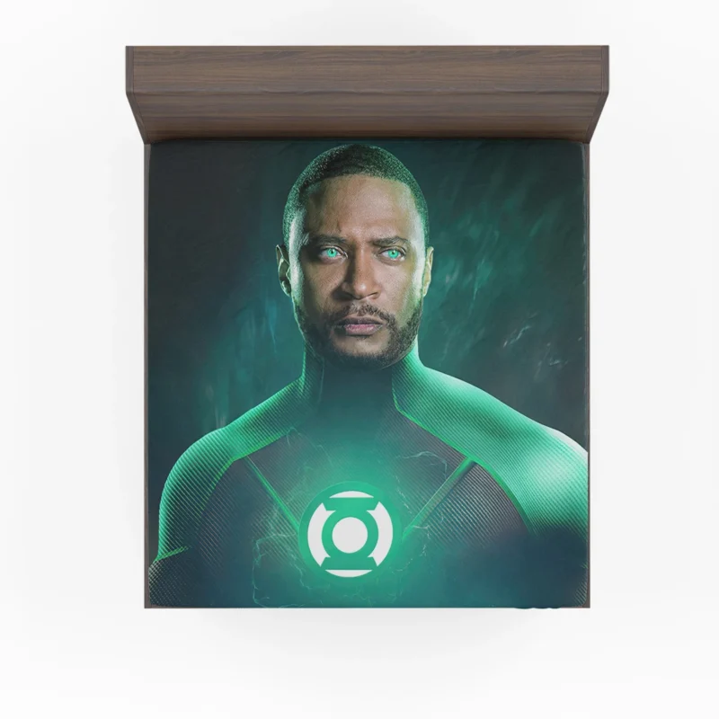 Arrow Crossover: John Diggle and Green Lantern Fitted Sheet