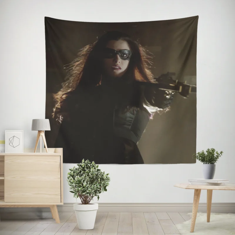Arrow TV Show: The Huntress Debut  Wall Tapestry