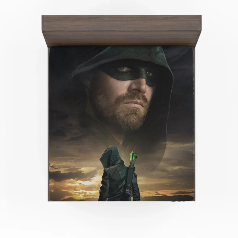 Arrow TV Show: The Journey of Green Arrow Fitted Sheet
