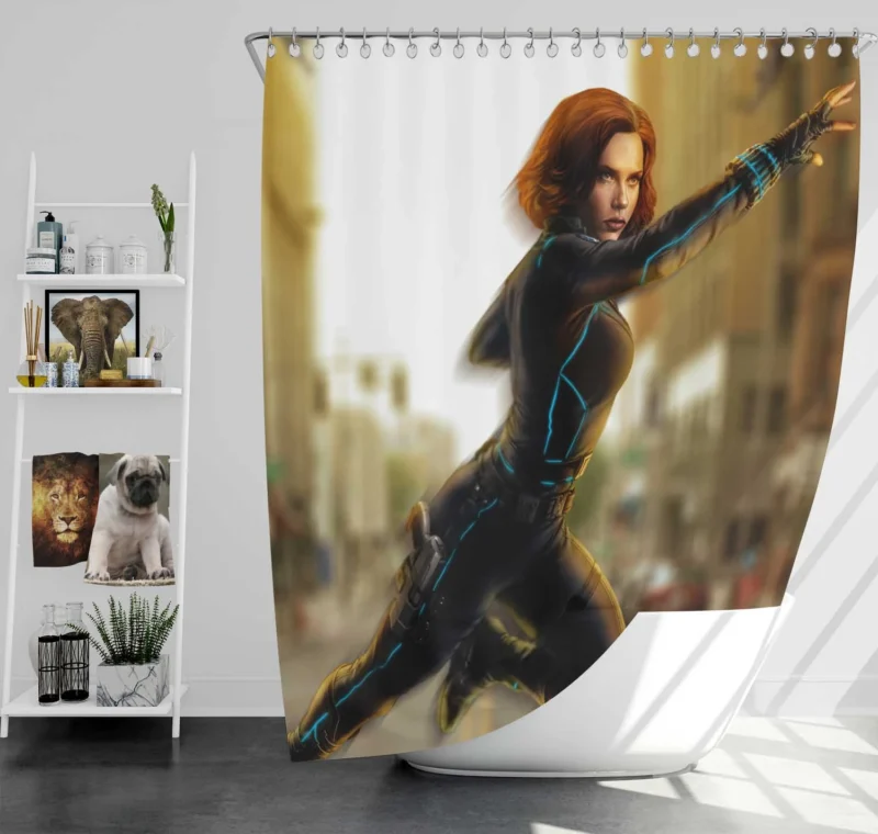 Avengers: Age of Ultron - Black Widow Shower Curtain