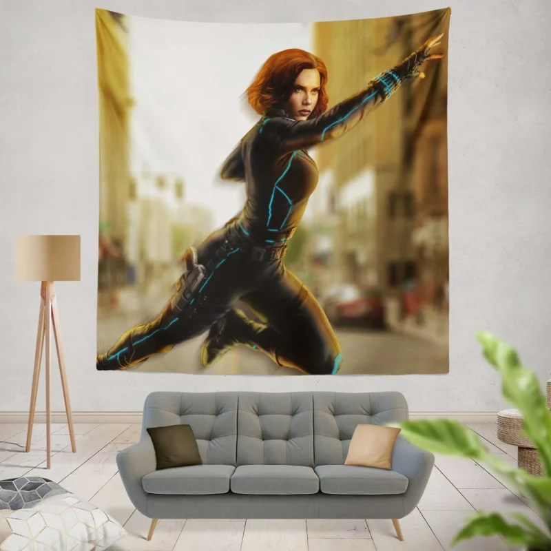 Avengers: Age of Ultron - Black Widow  Wall Tapestry