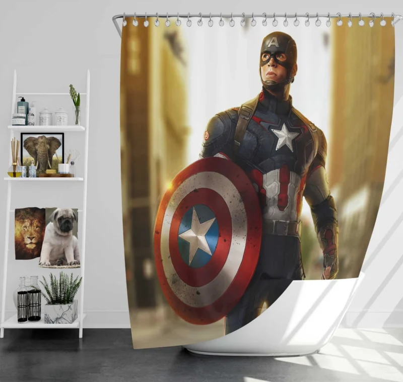 Avengers: Age of Ultron - Captain America Role Shower Curtain