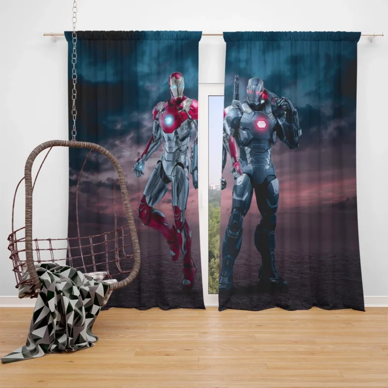 Avengers: Age of Ultron - Iron Man and War Machine Window Curtain