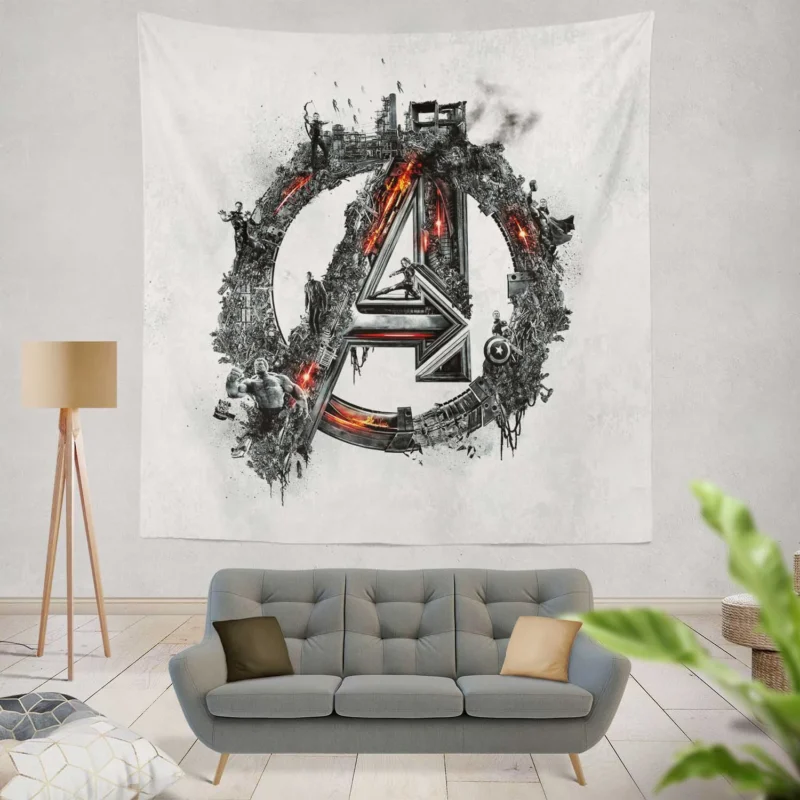 Avengers: Age of Ultron - Superhero Team Assembles  Wall Tapestry