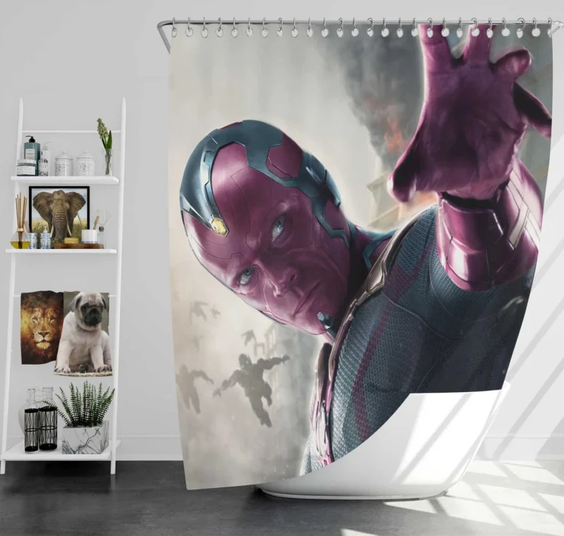 Avengers: Age of Ultron - Vision Debut Shower Curtain