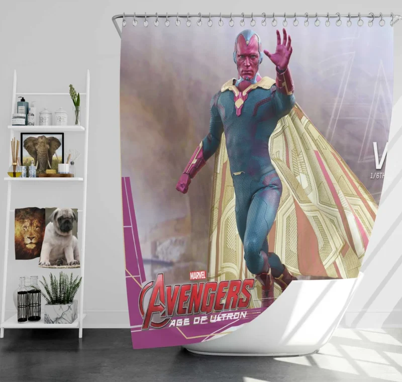 Avengers: Age of Ultron - Vision Mystery Shower Curtain