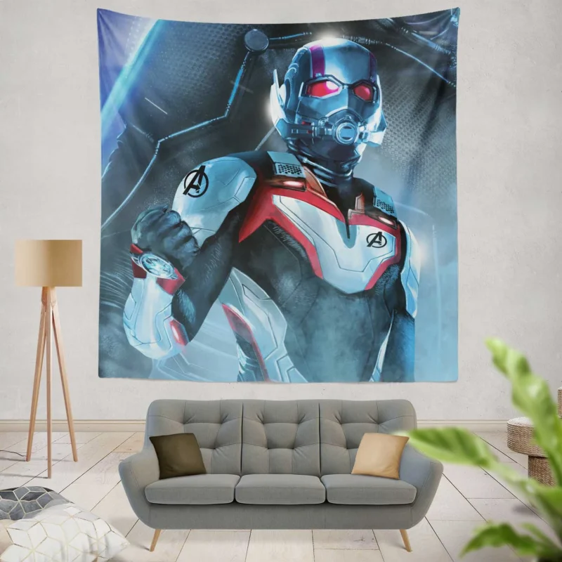 Avengers Endgame: Ant-Man Role in the Marvel Epic  Wall Tapestry