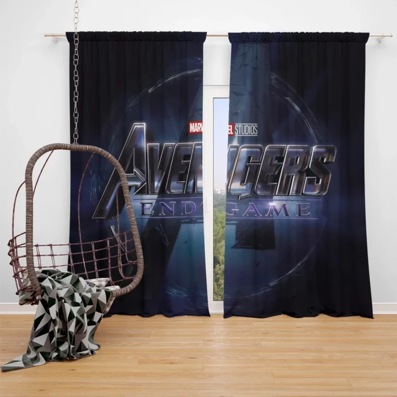 Avengers Endgame: Earth Mightiest Heroes Unite Window Curtain