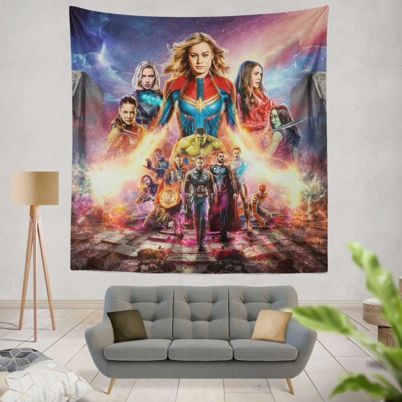 Avengers Endgame: Epic Battle for the Universe  Wall Tapestry
