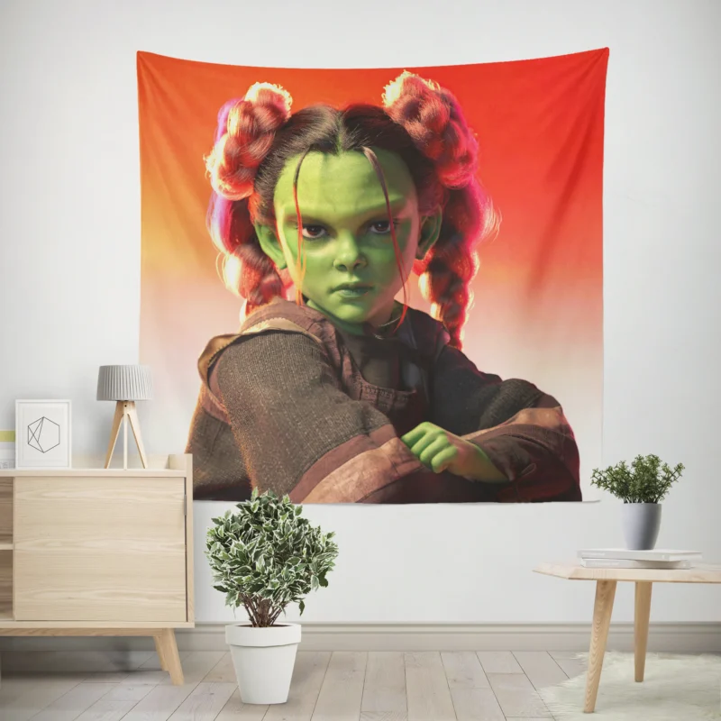 Avengers Endgame: Gamora Crucial Role  Wall Tapestry