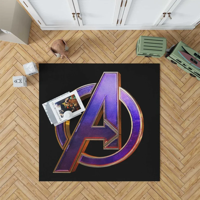 Avengers Endgame Logo Revealed: Dive into Marvel Epic Floor Rug