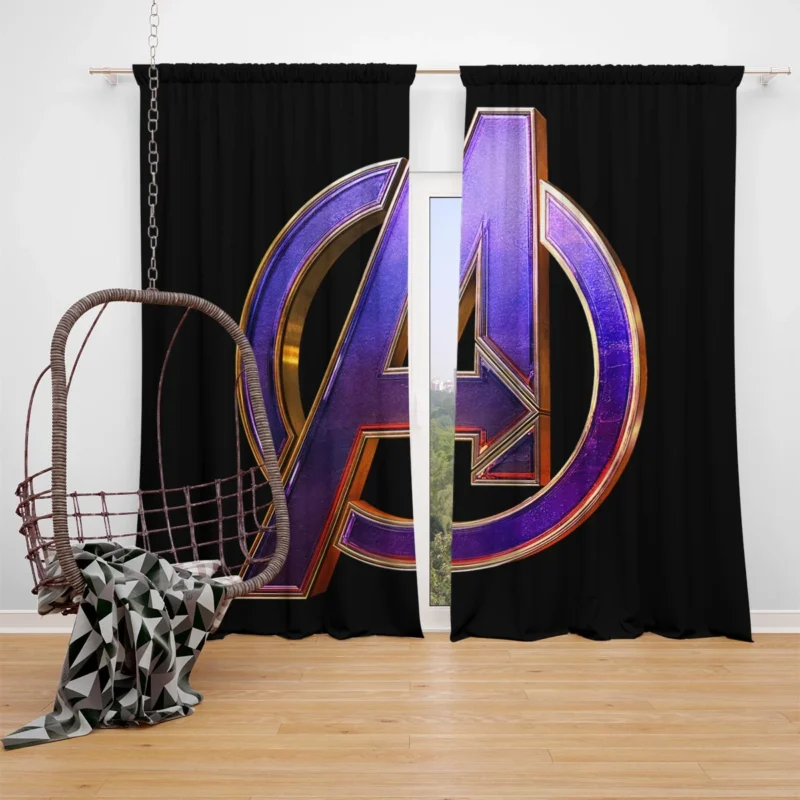 Avengers Endgame Logo Revealed: Dive into Marvel Epic Window Curtain