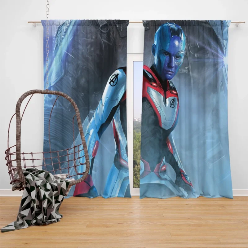 Avengers Endgame: Nebula Crucial Part Window Curtain