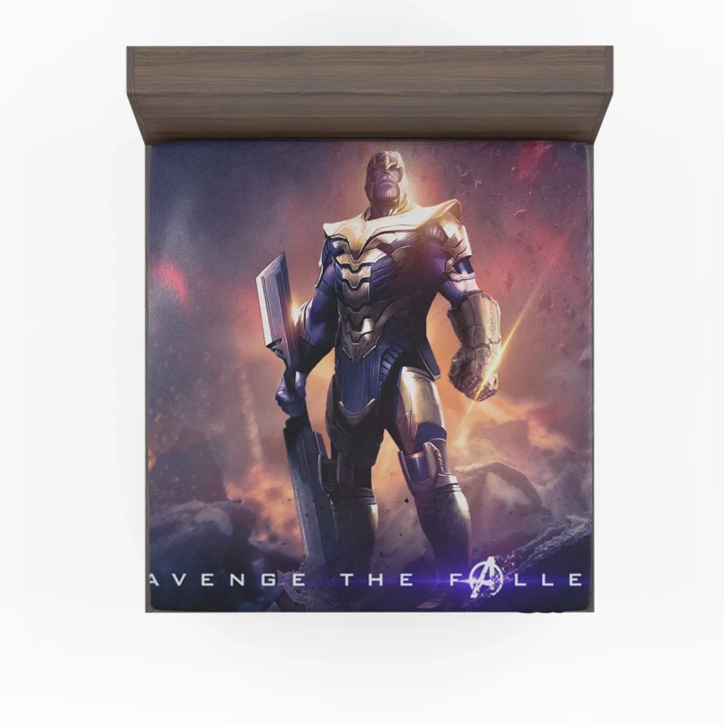 Avengers Endgame: Thanos and the Infinity Gauntlet Fitted Sheet