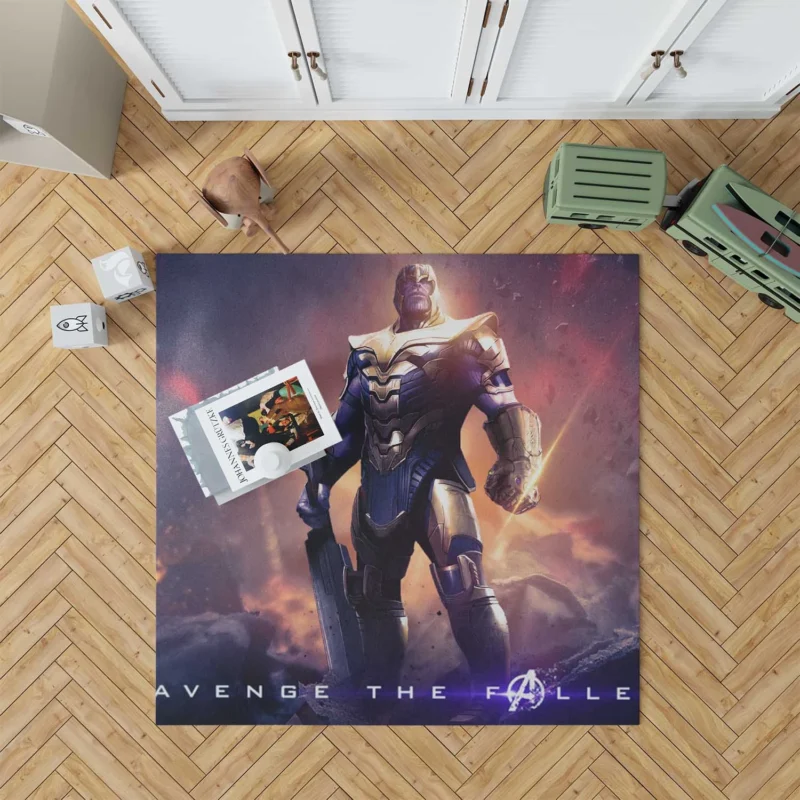 Avengers Endgame: Thanos and the Infinity Gauntlet Floor Rug