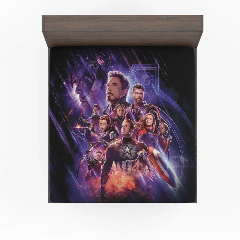 Avengers Endgame: The Battle Against Thanos and More Fitted Sheet