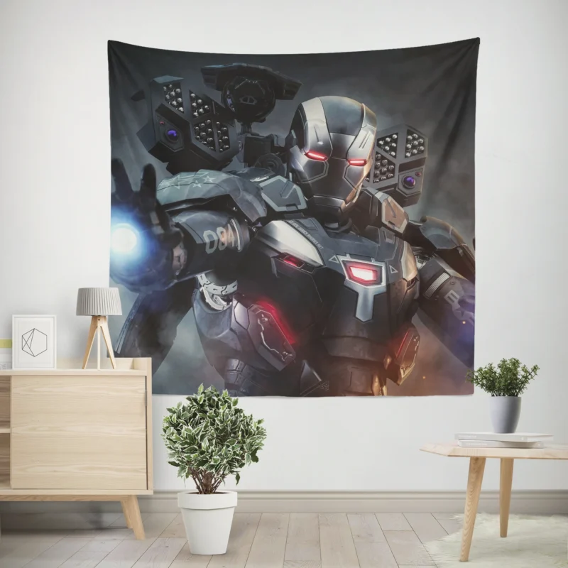 Avengers Endgame: War Machine Armor  Wall Tapestry