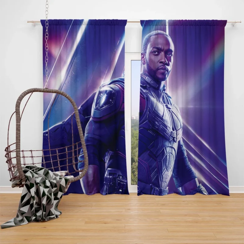 Avengers: Infinity War - Falcon Takes Flight Window Curtain