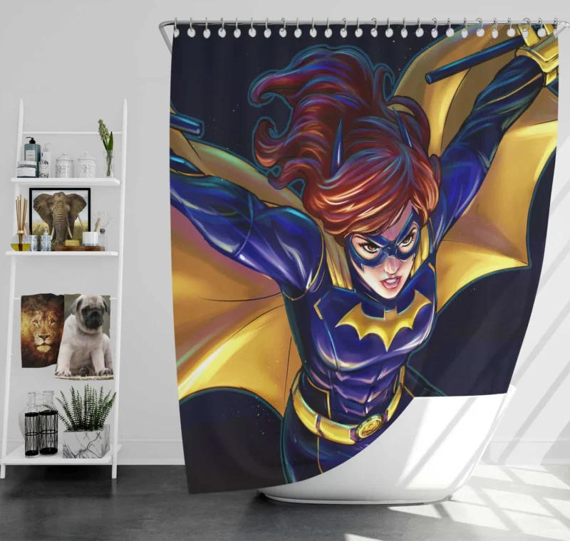 Batgirl: Barbara Gordon Impact on DC Comics Shower Curtain