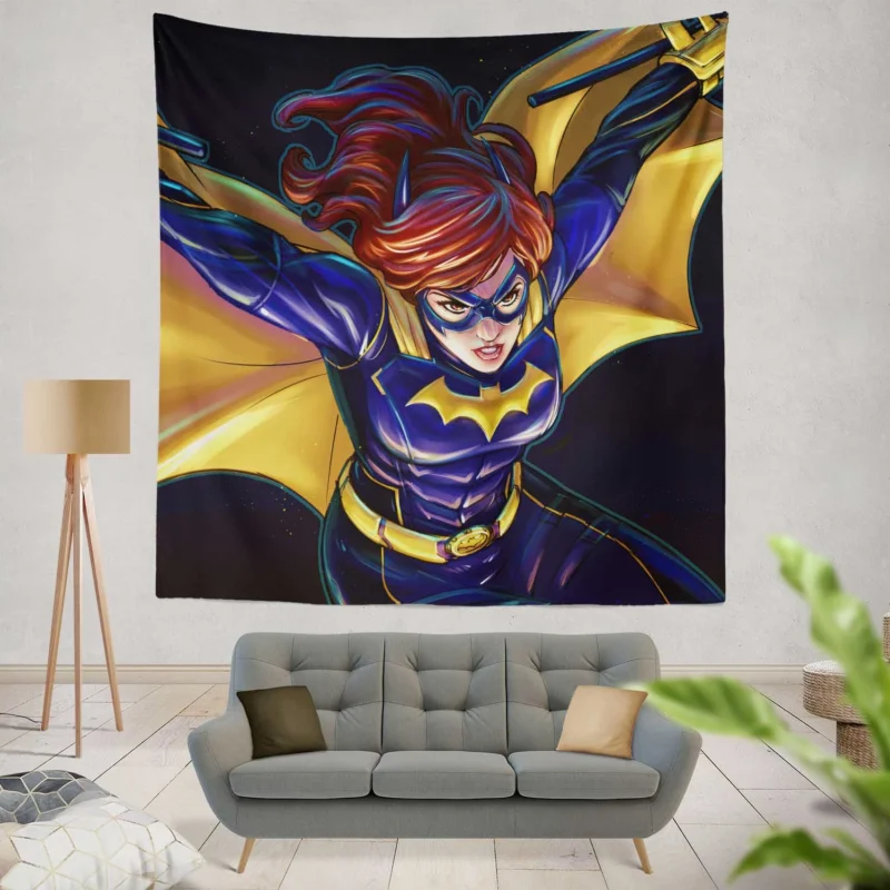 Batgirl: Barbara Gordon Impact on DC Comics  Wall Tapestry