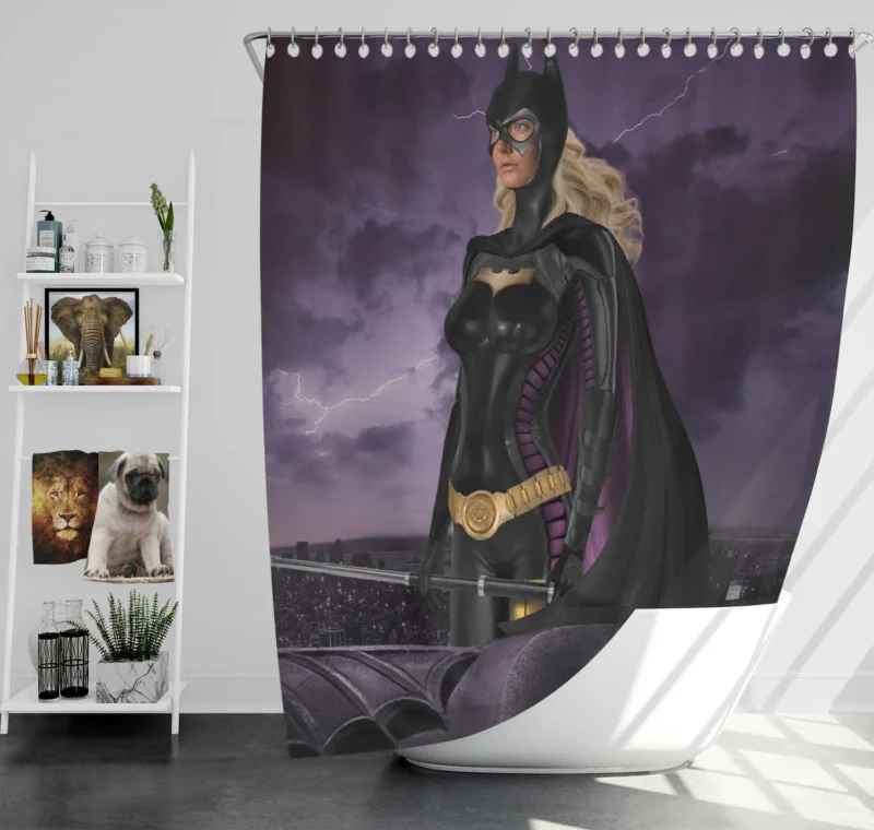 Batgirl Comics: Diving into Stephanie Brown Story Shower Curtain