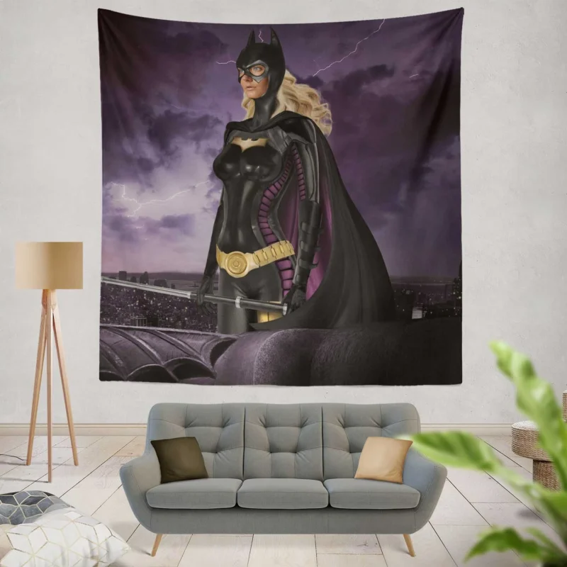 Batgirl Comics: Diving into Stephanie Brown Story  Wall Tapestry
