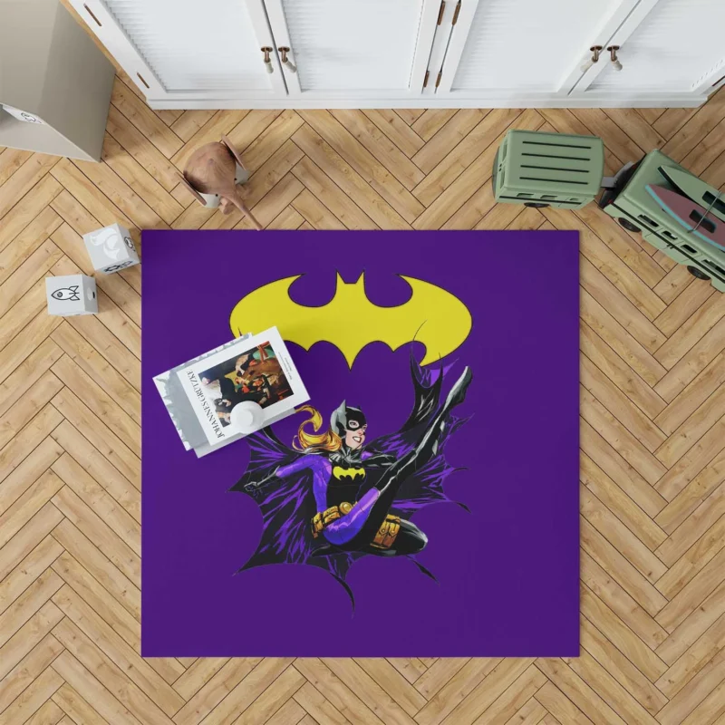 Batgirl Comics: Embrace the Heroine Story Floor Rug