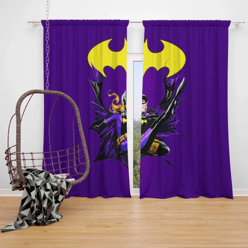 Batgirl Comics: Embrace the Heroine Story Window Curtain