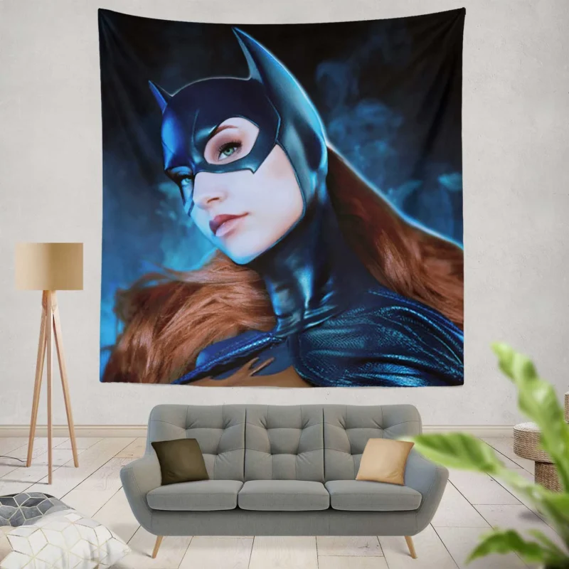 Batgirl Comics: Exploring Barbara Gordon Heroic Saga  Wall Tapestry