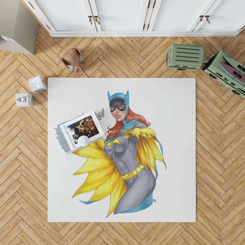 Batgirl Comics: Heroic Exploits in DC Universe Floor Rug