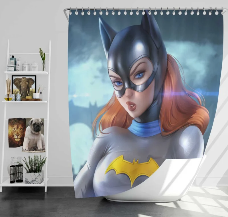 Batgirl Comics: Join the Adventure with Barbara Gordon Shower Curtain