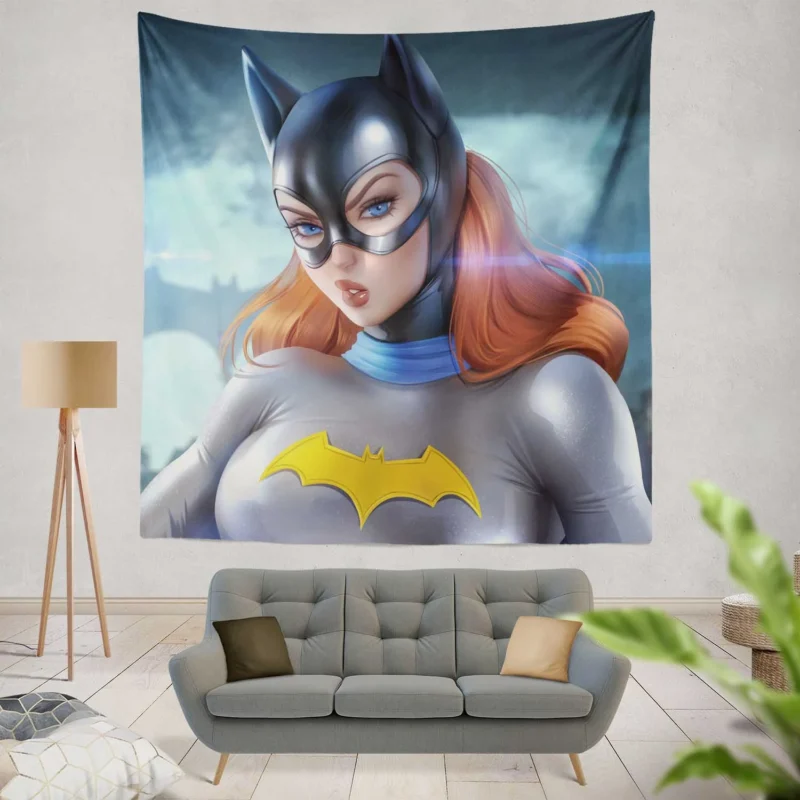Batgirl Comics: Join the Adventure with Barbara Gordon  Wall Tapestry