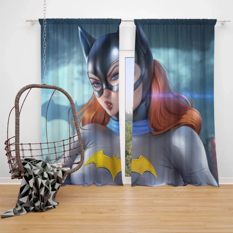Batgirl Comics: Join the Adventure with Barbara Gordon Window Curtain