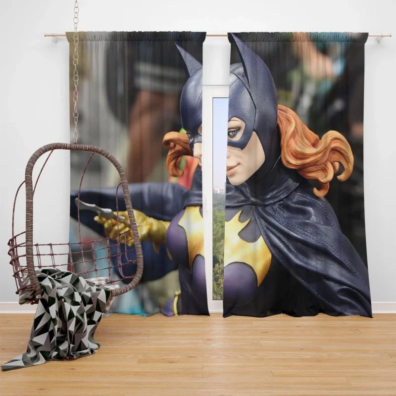 Batgirl Comics: Stephanie Brown Heroic Path Window Curtain