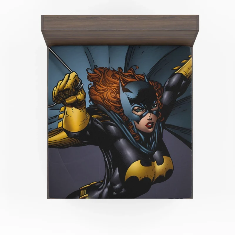 Batgirl Comics: Unveiling Barbara Gordon Heroic Journey Fitted Sheet