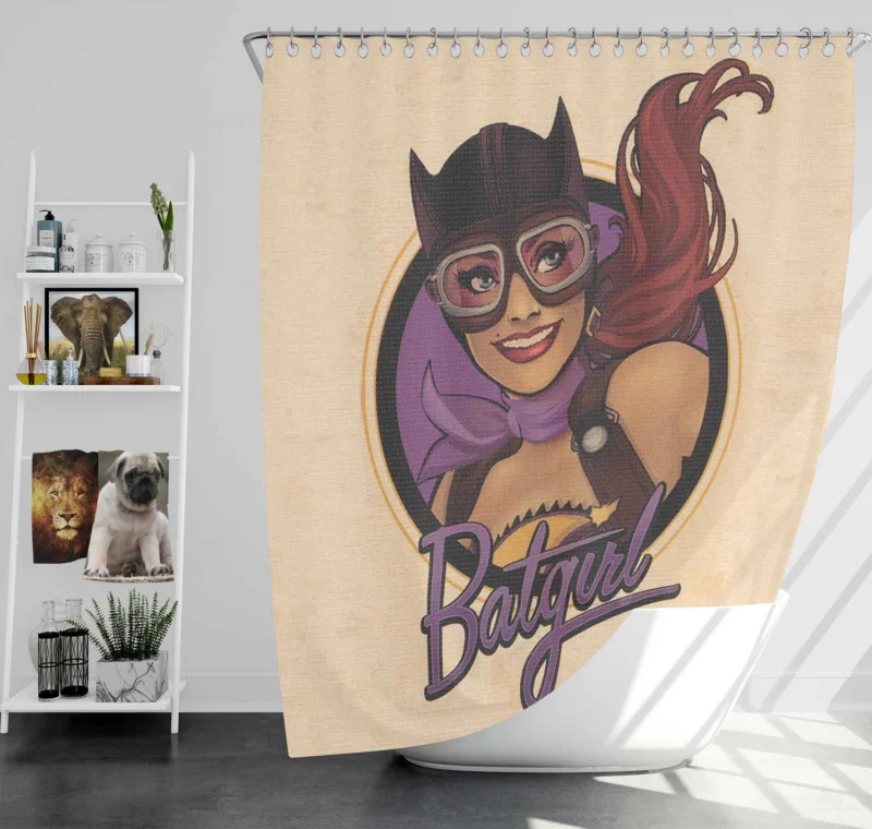 Batgirl Cosplay: Emulate Stephanie Brown Look Shower Curtain