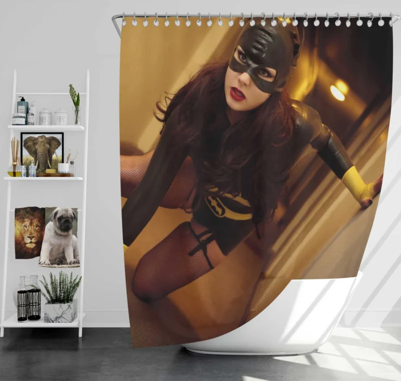 Batgirl Cosplay: Recreate the Heroine Iconic Look Shower Curtain