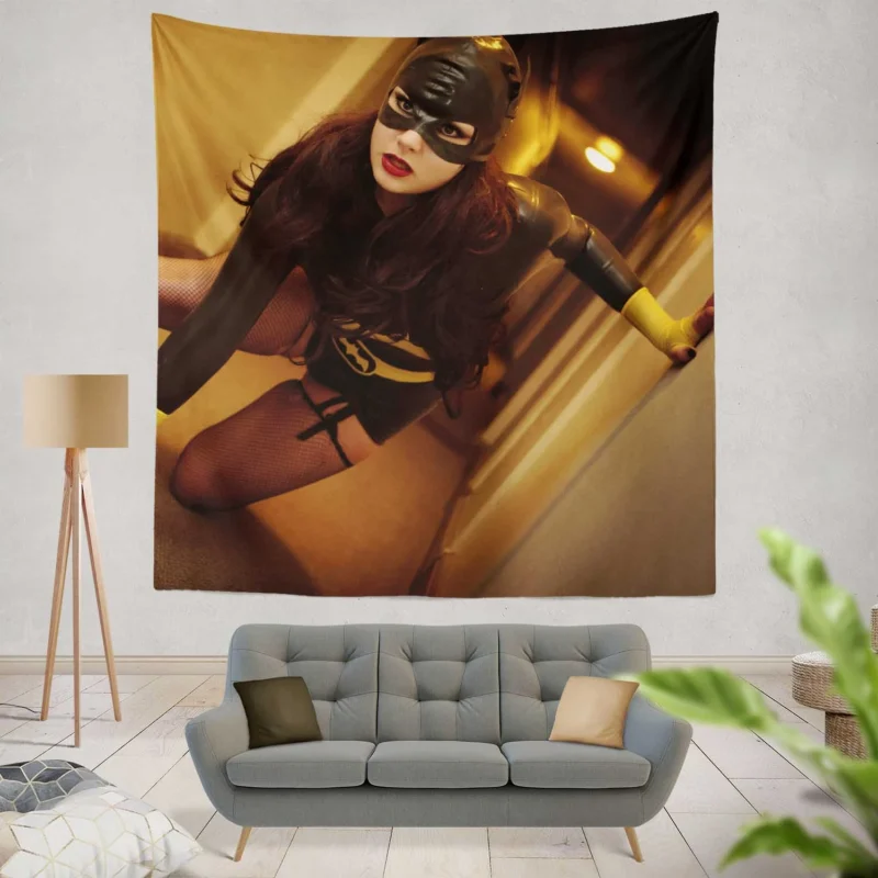 Batgirl Cosplay: Recreate the Heroine Iconic Look  Wall Tapestry