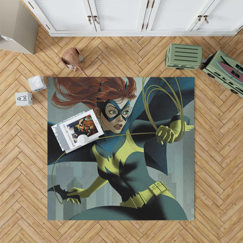 Batgirl: Symbol of Justice in DC Comics Universe Floor Rug