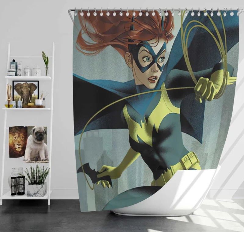 Batgirl: Symbol of Justice in DC Comics Universe Shower Curtain