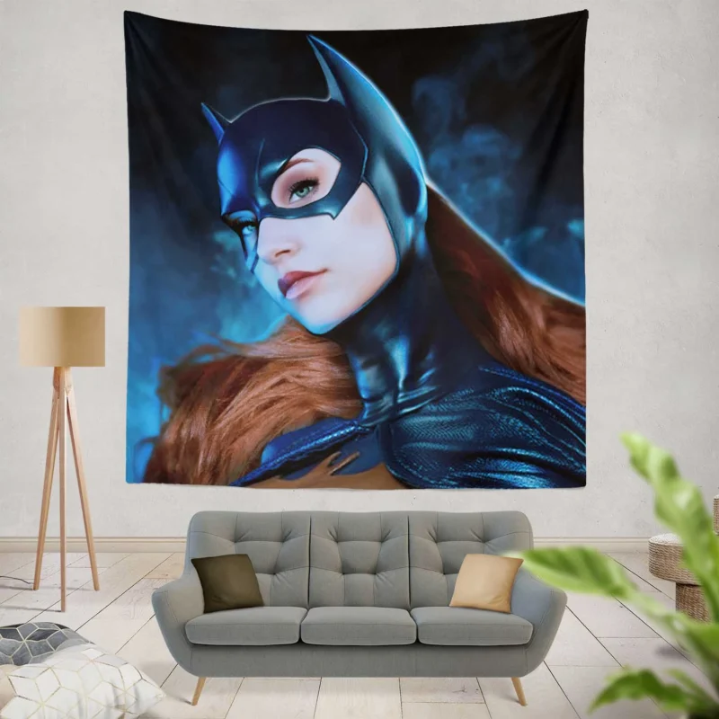 Batgirl: Unmasking the Hero Behind Barbara Gordon  Wall Tapestry