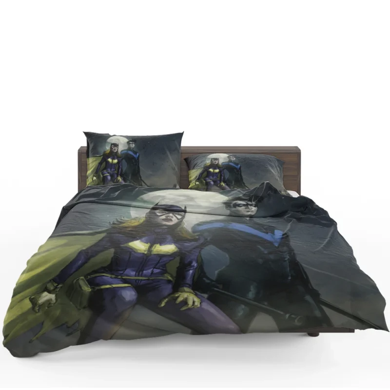 Batgirl and Nightwing Comics Collaboration Bedding Set