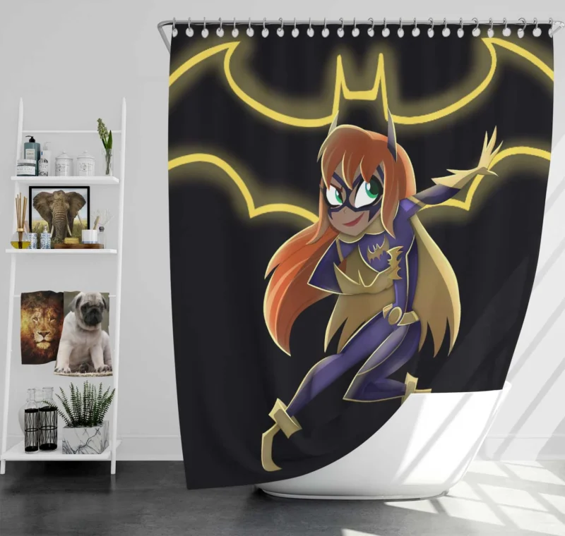 Batgirl in DC Super Hero Girls: Empowering Young Heroes Shower Curtain
